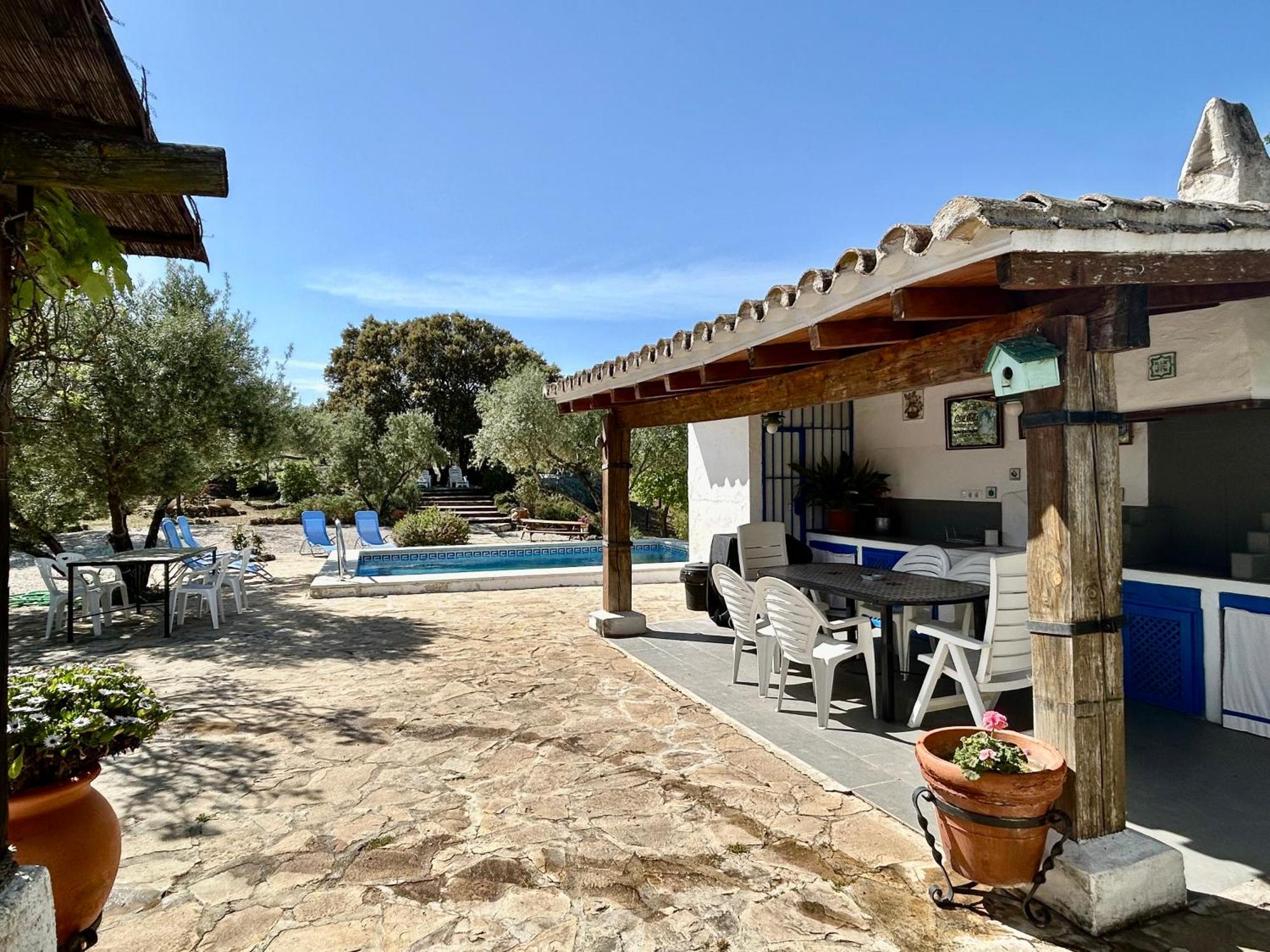 Refugio Andaluz Con Piscina Entre Olivos Villanueva de Tapia Exterior foto